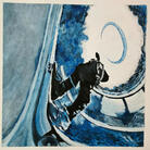 acrylic on posterboard (24x24")